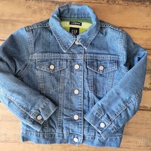 Gap Sweater Lined Jean Jacket XS 4-5